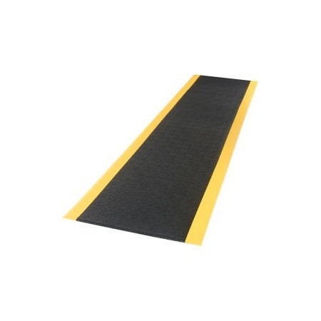 Apache Mills Apache Mills Soft Foot Anti Fatigue Mat 3/8" Thick 3' x 60' Black/Yellow Border 2026309033X60